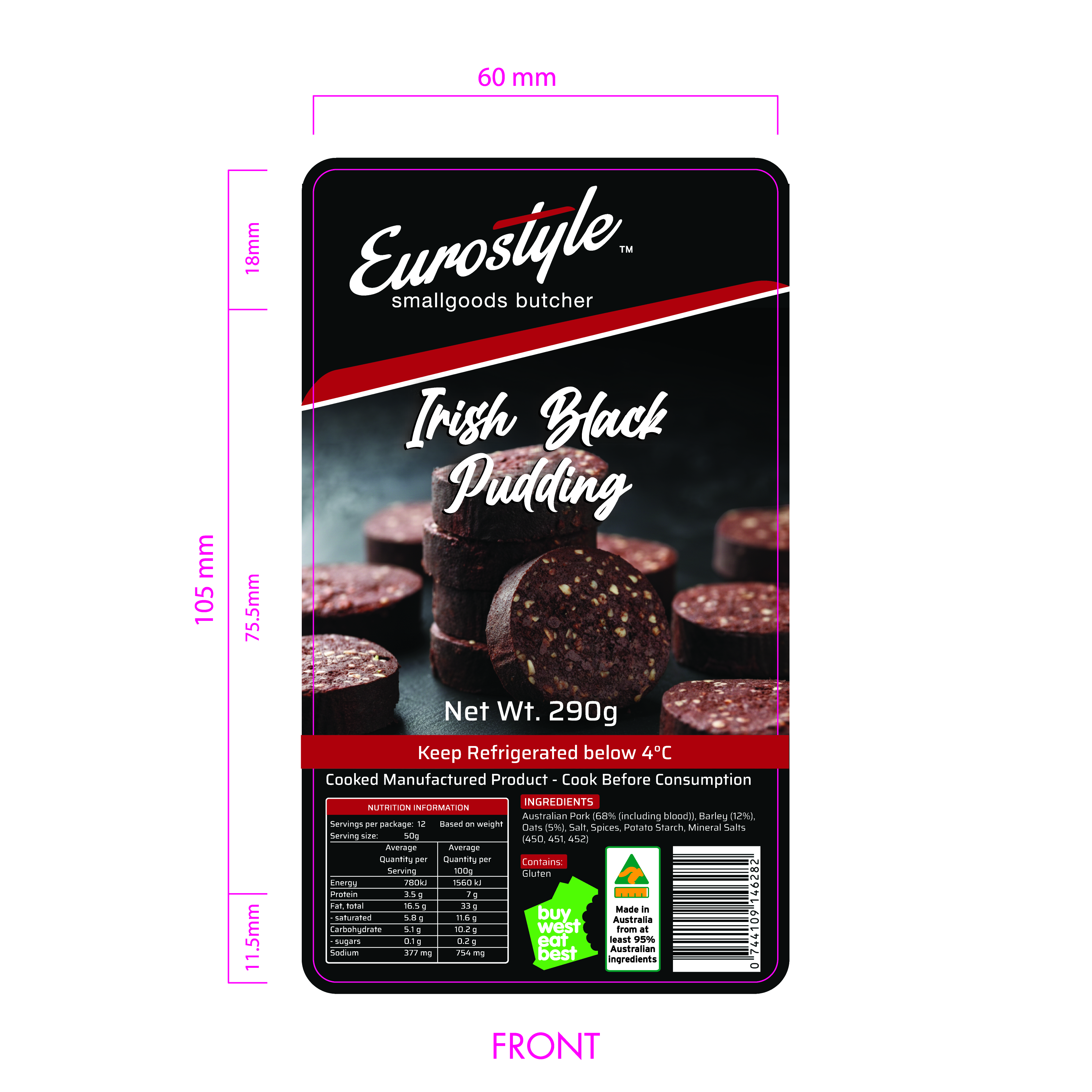 Etikett-Design von MrColiArtist für Eurostyle Smallgoods | Design #37631946