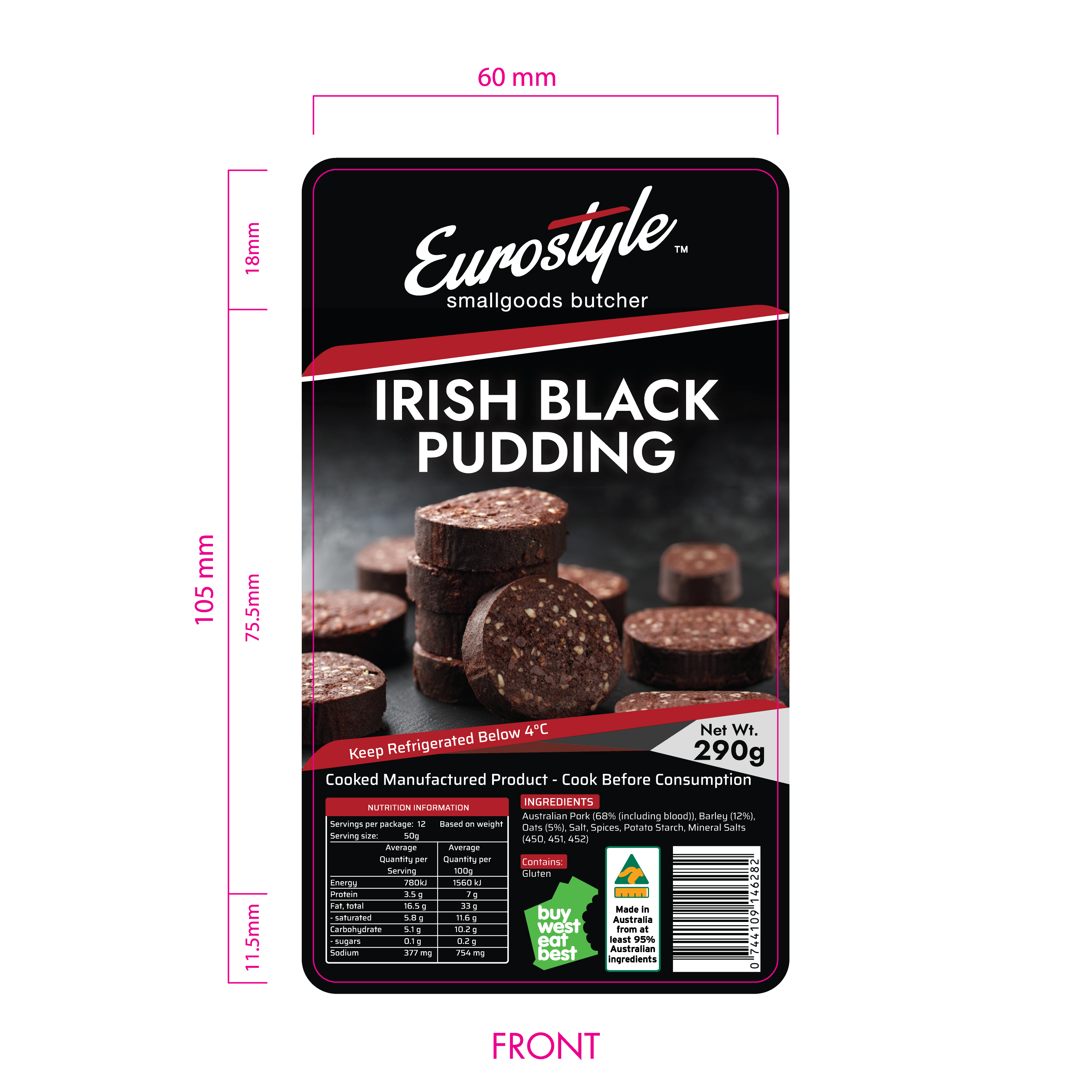 Label Design by MrColiArtist for Eurostyle Smallgoods | Design #37632159