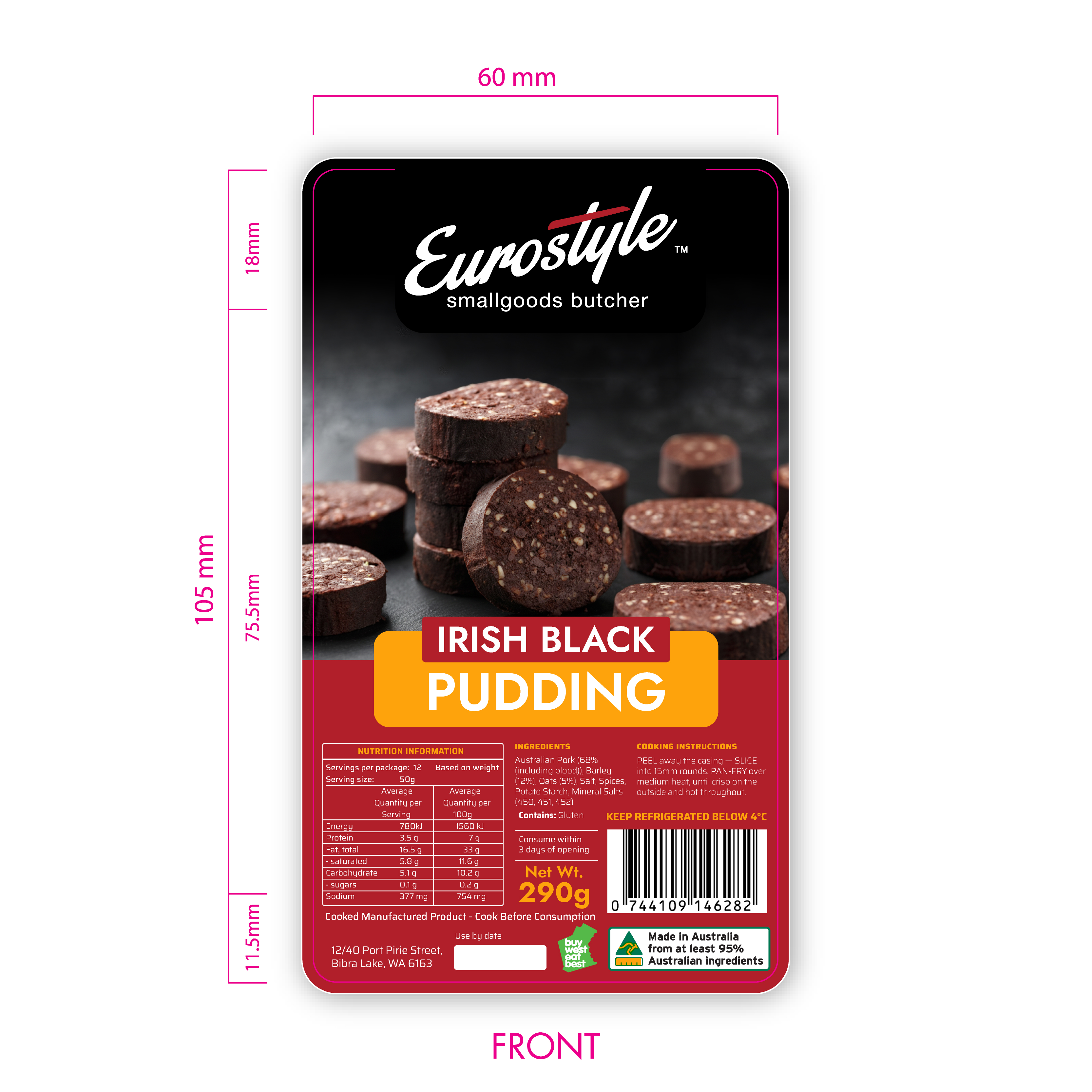Label Design by MrColiArtist for Eurostyle Smallgoods | Design #37632466