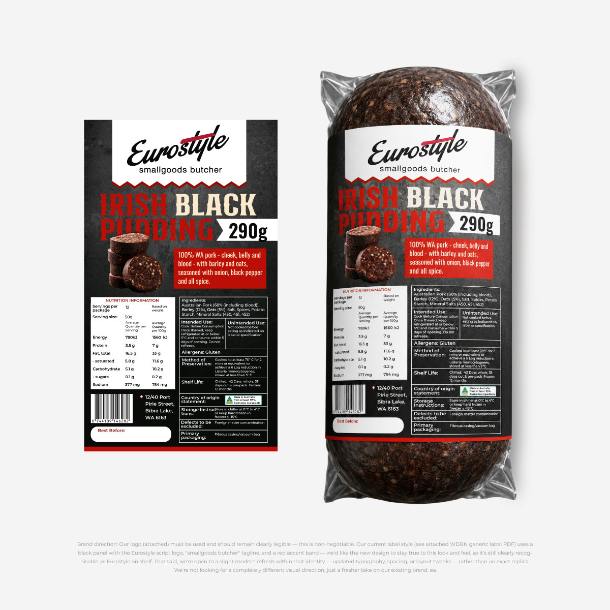 Label Design by Timefortheweb for Eurostyle Smallgoods | Design #37613583
