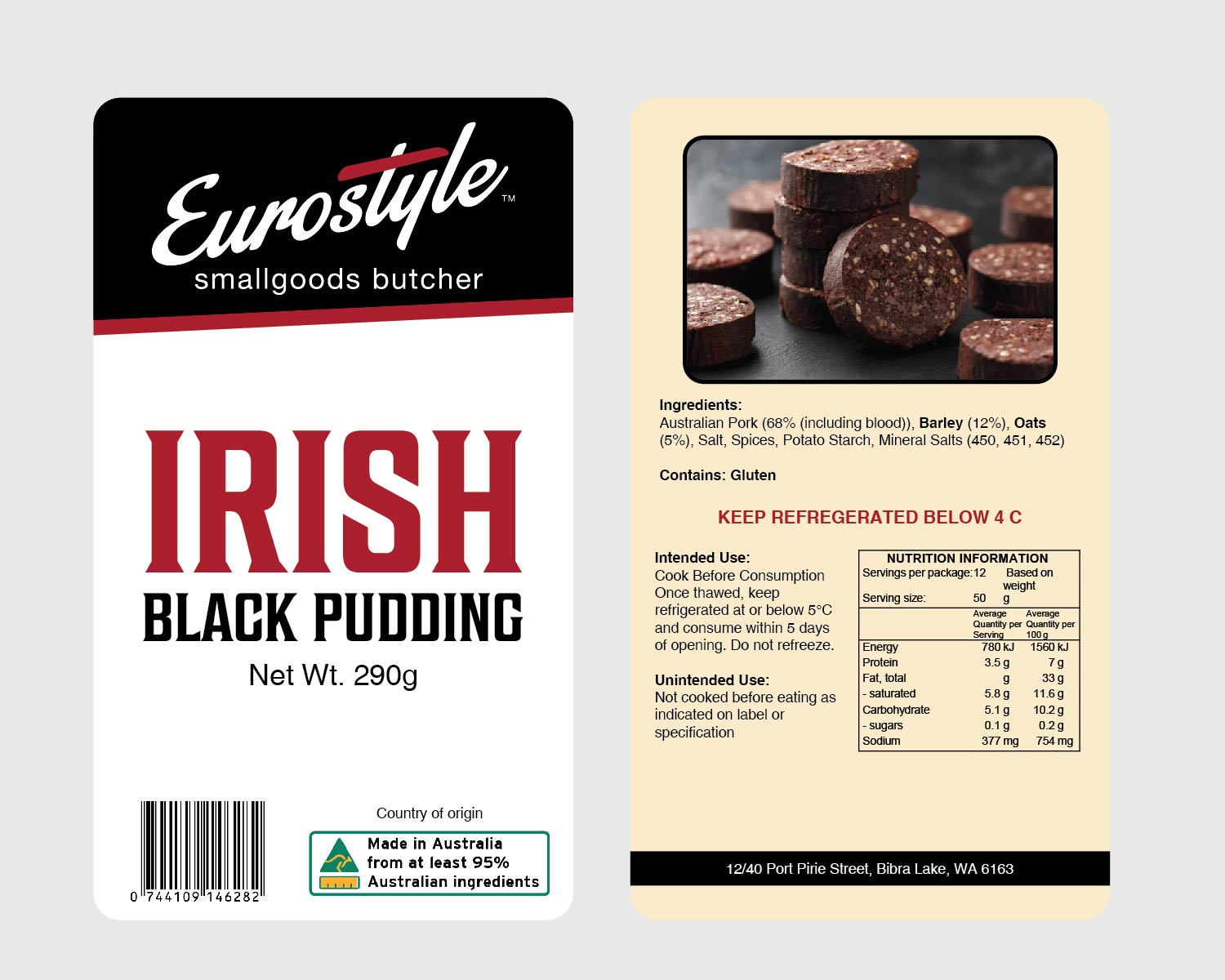 Label Design by AMGraphix for Eurostyle Smallgoods | Design #37616554