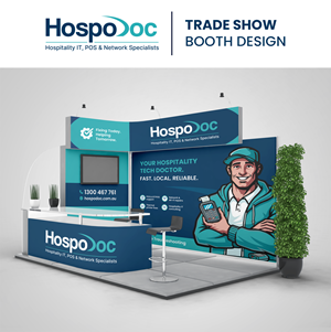 Trade Show Booth Design by Panji A. for this project | Design: #37619397