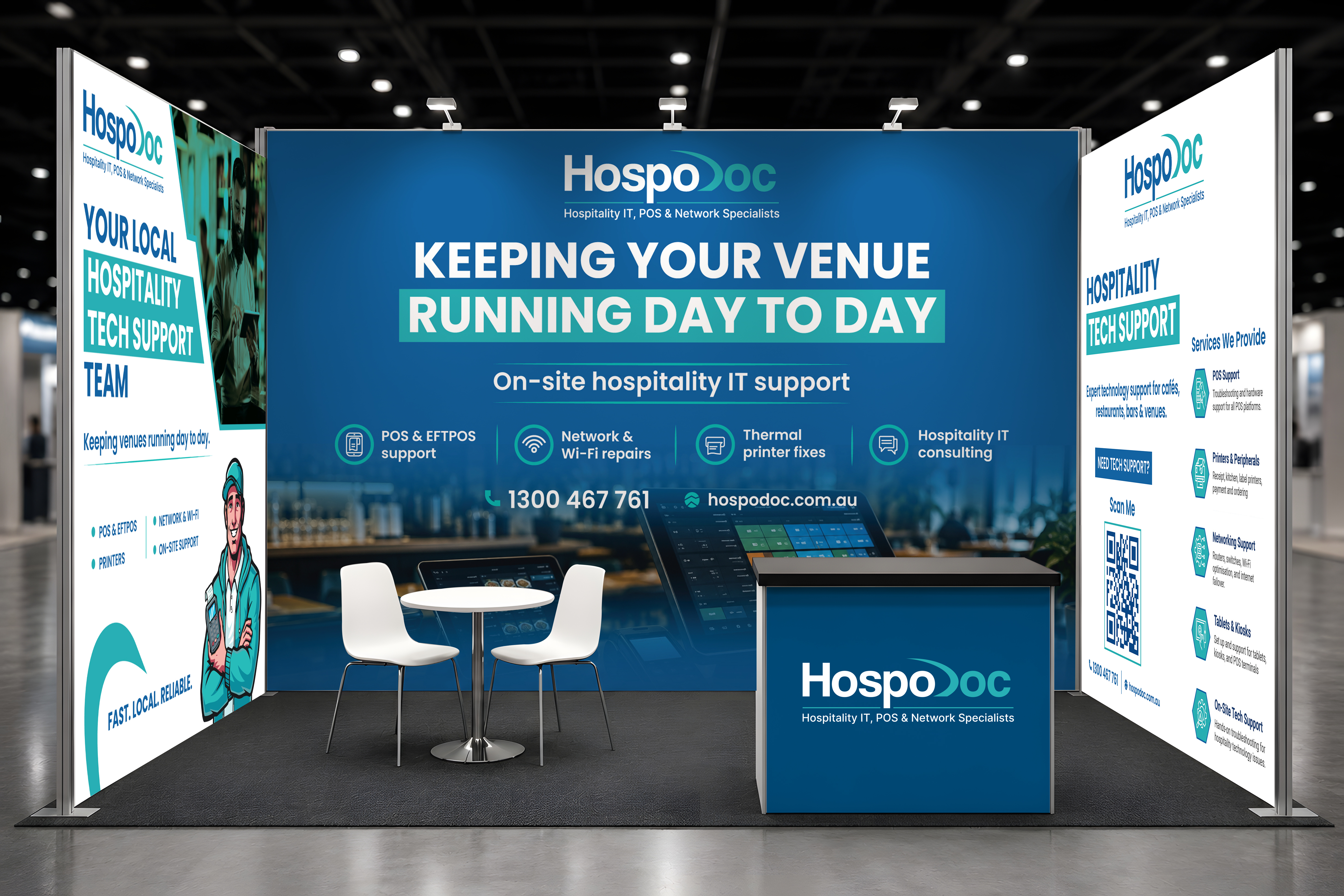 Trade Show Booth Design by grappikstar for this project | Design #37627299