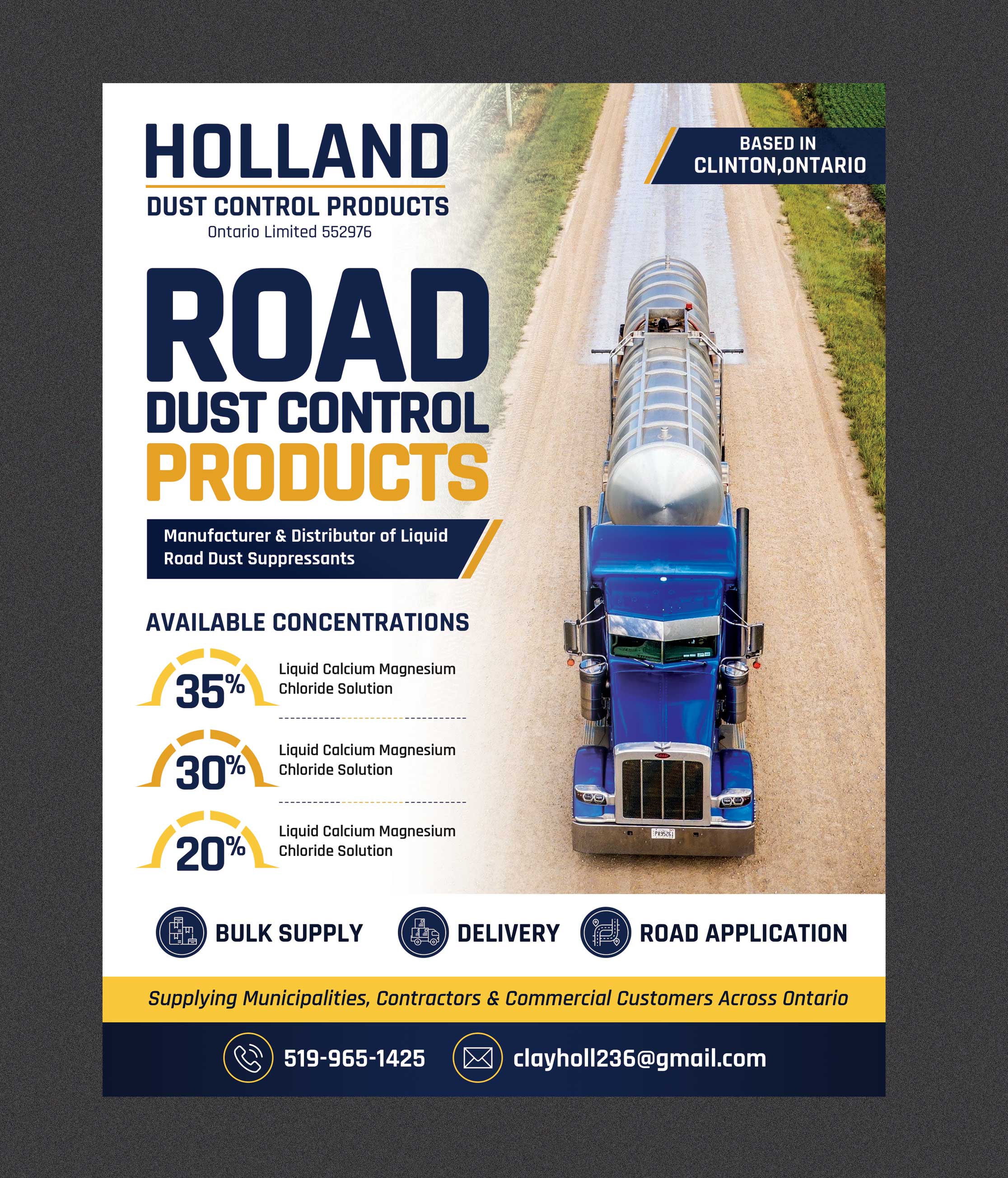 Advertisement Design by Stan$oul for 552976 Ontario Limited - Holland | Design #37614161