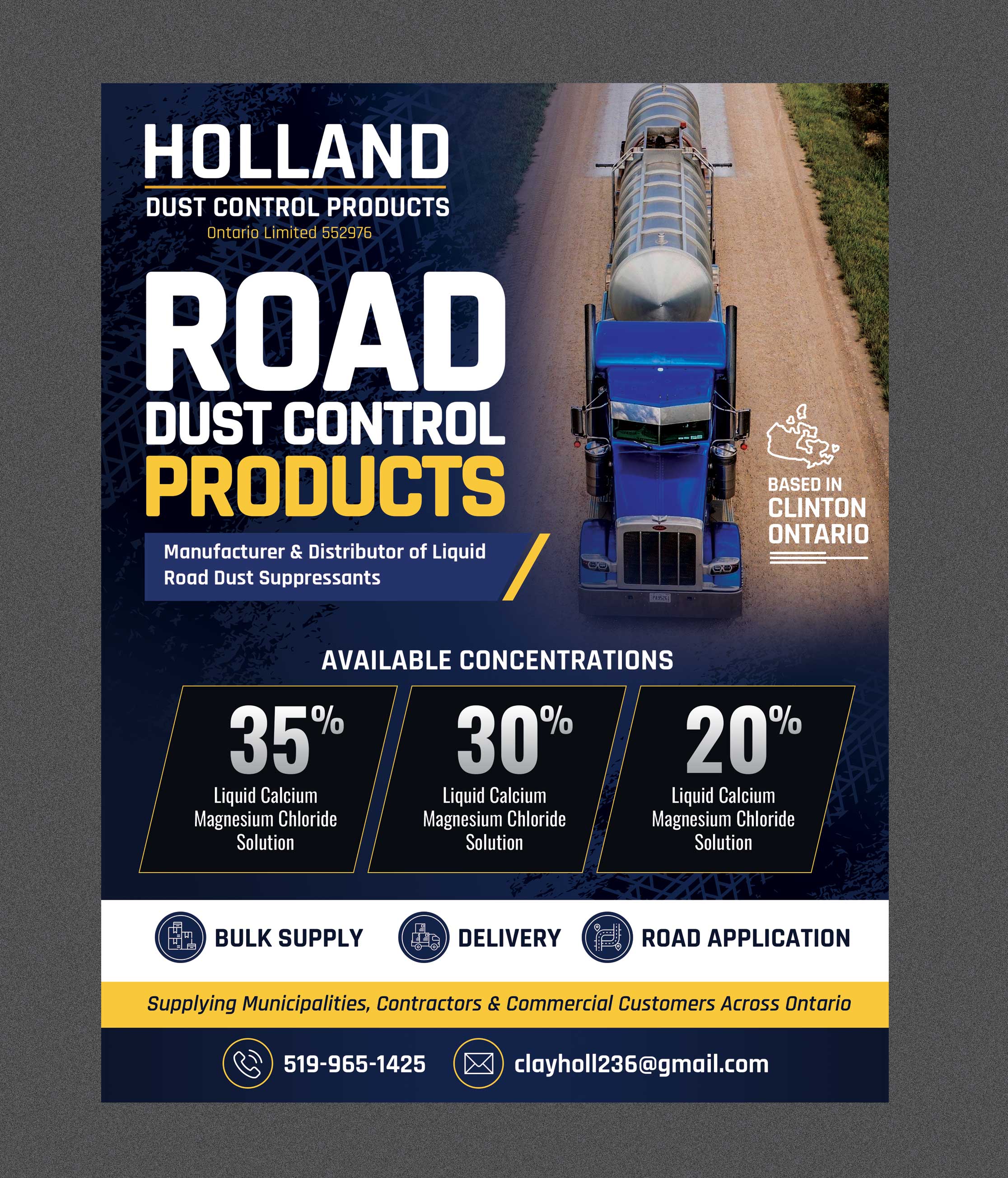Advertisement Design by Stan$oul for 552976 Ontario Limited - Holland | Design #37614207