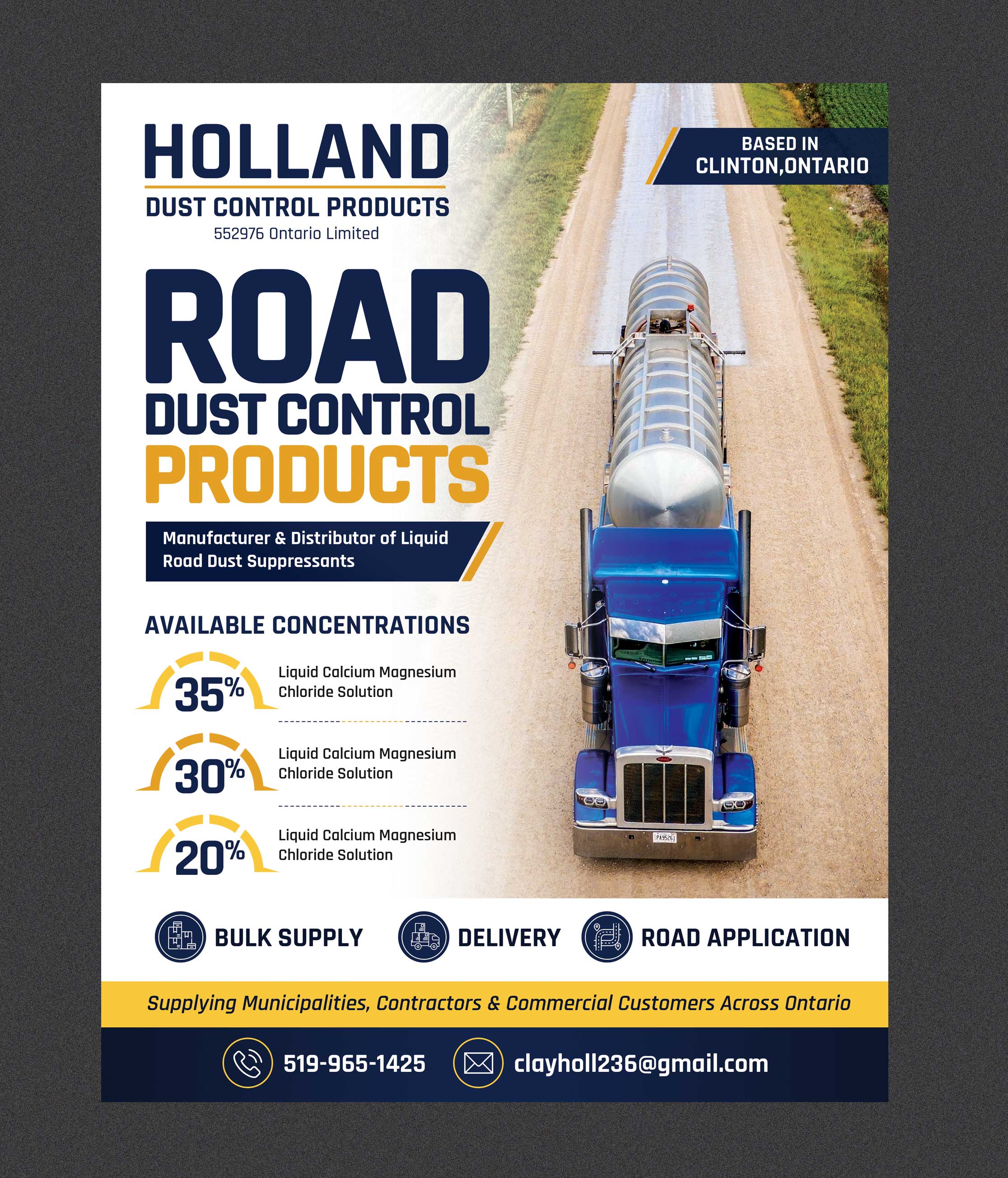 Werbe-Design von Stan$oul für 552976 Ontario Limited - Holland | Design #37614349