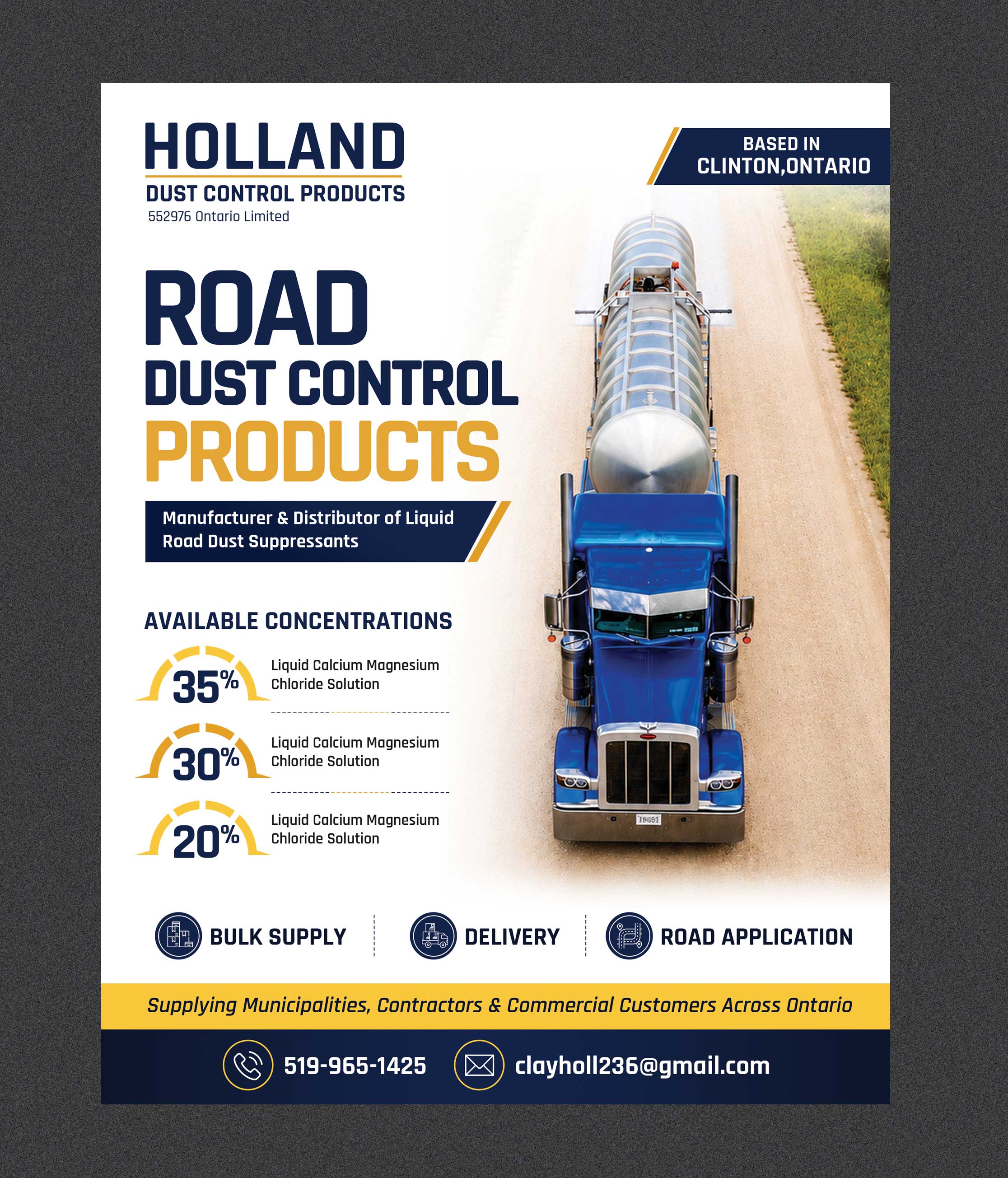 Werbe-Design von Stan$oul für 552976 Ontario Limited - Holland | Design #37614406
