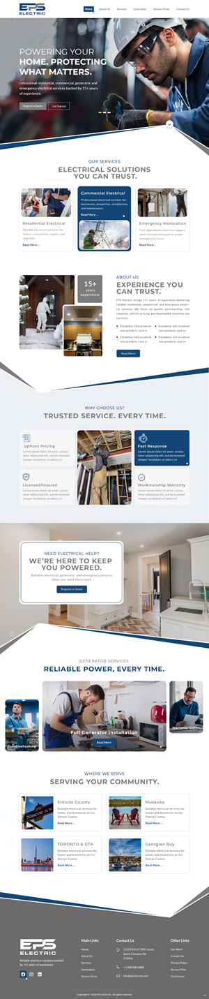 Web Design by pb for this project | Design: #37617080