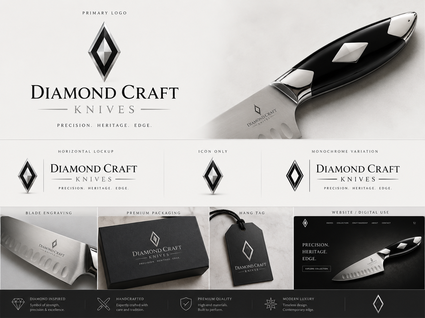 Diseño de Logo por Giovanni para Rhineland Cutlery | Diseño #37618154
