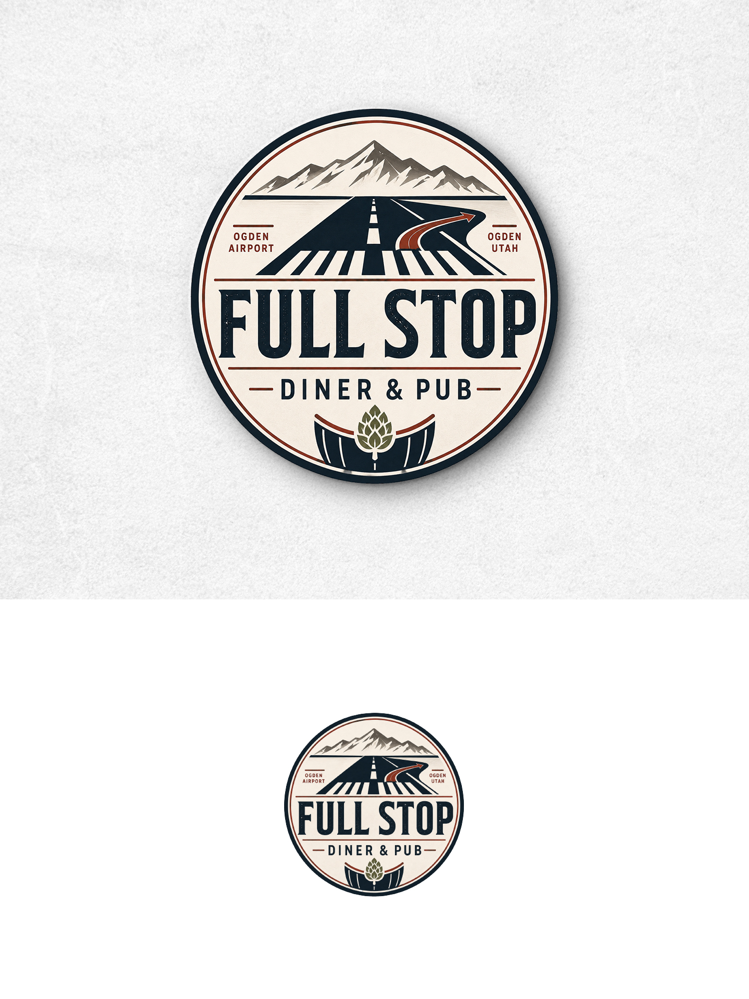 Logo-Design von Red Line für UTOG Brewing Company | Design #37620611