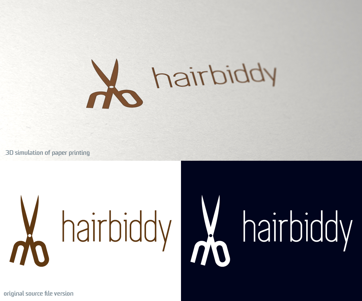 Logo Design by Anthony for Hairbiddy | Design #3123996