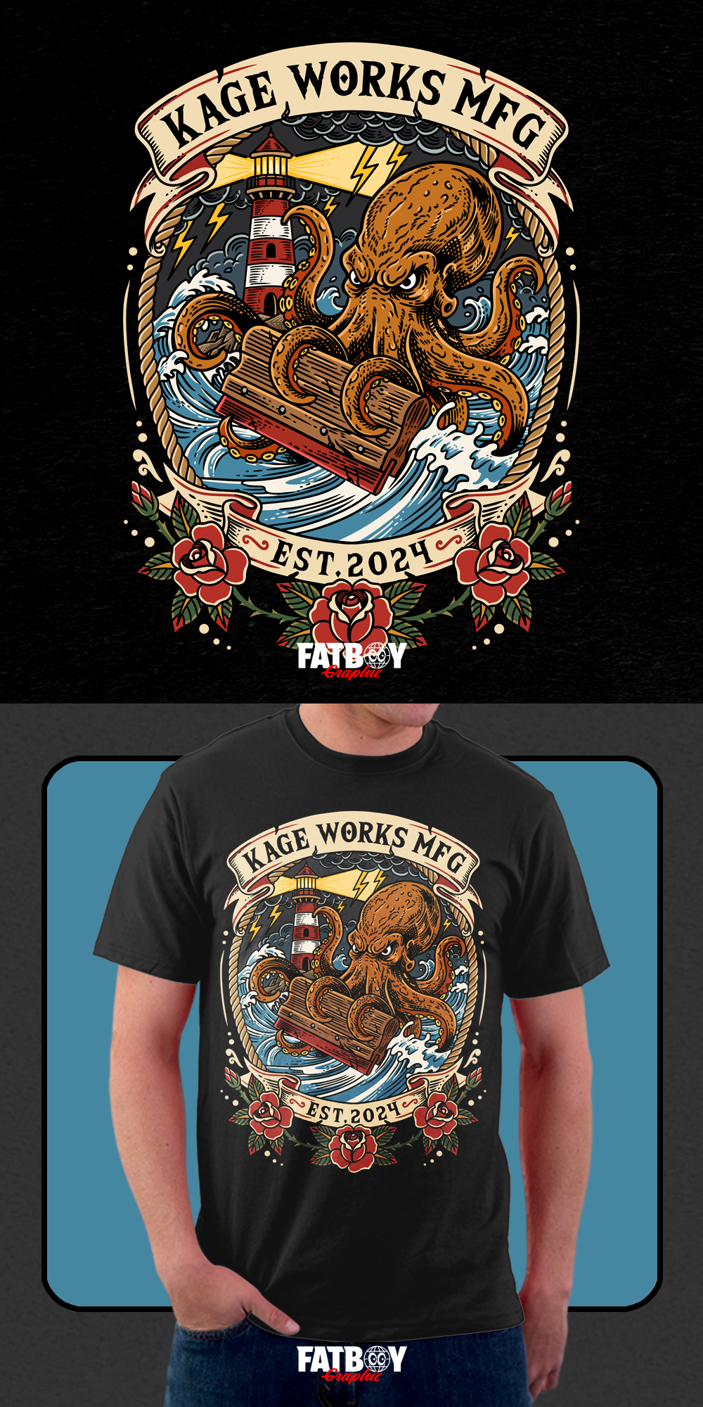T-shirt Design by Fatboy Graphic for this project | Design #37626763