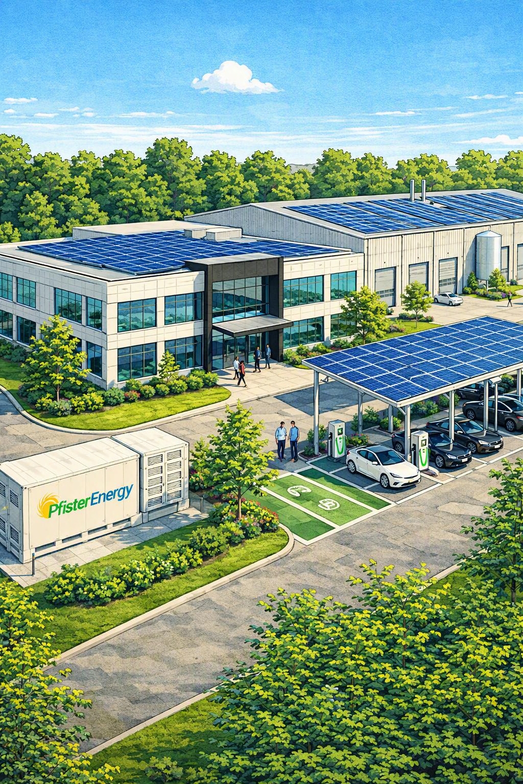 Illustration-Design von ed_scenery für Pfister Energy | Design #37632720