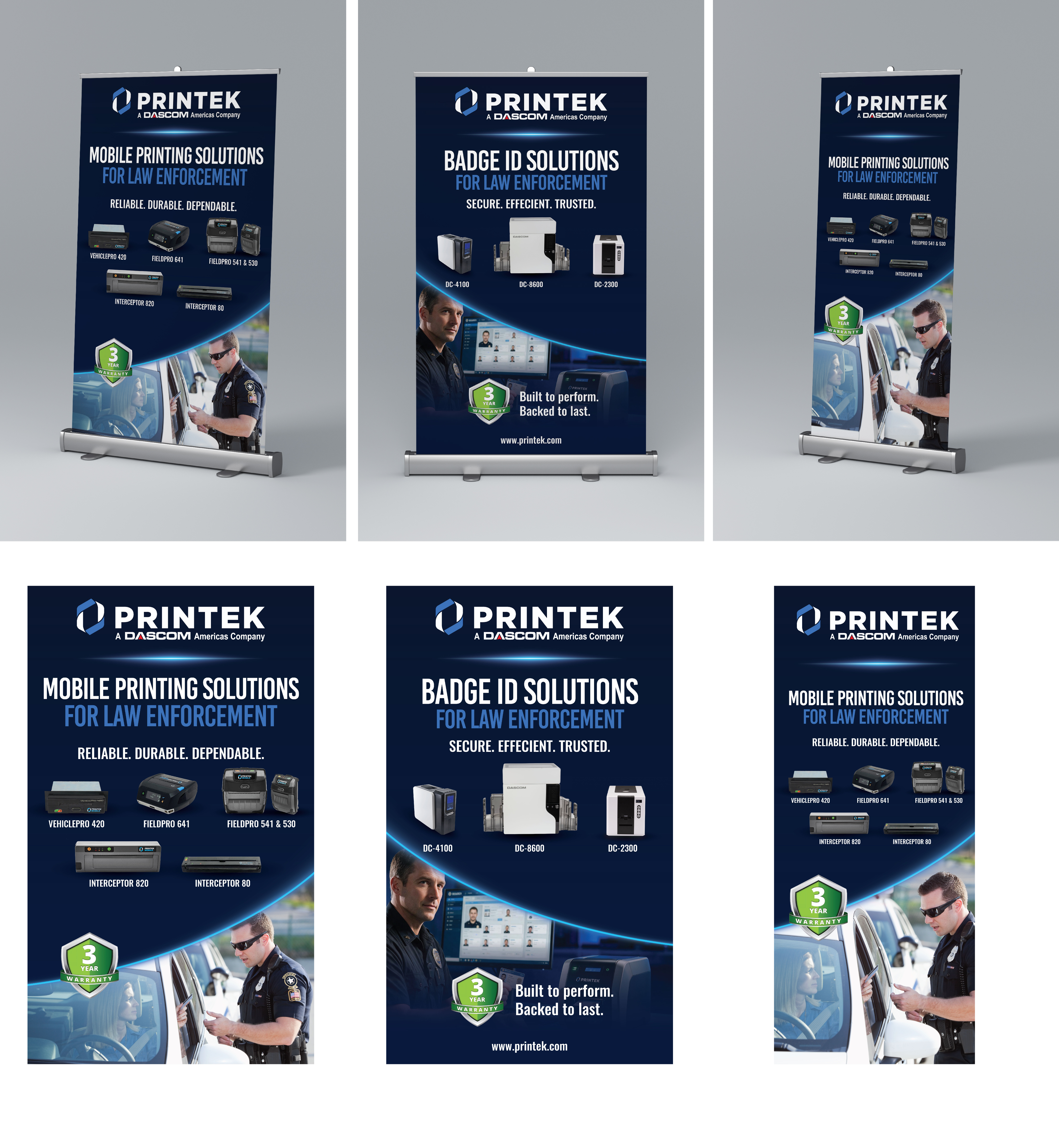 Trade Show Booth Design by StromDesignHub for Printek, LLC | Design #37626068