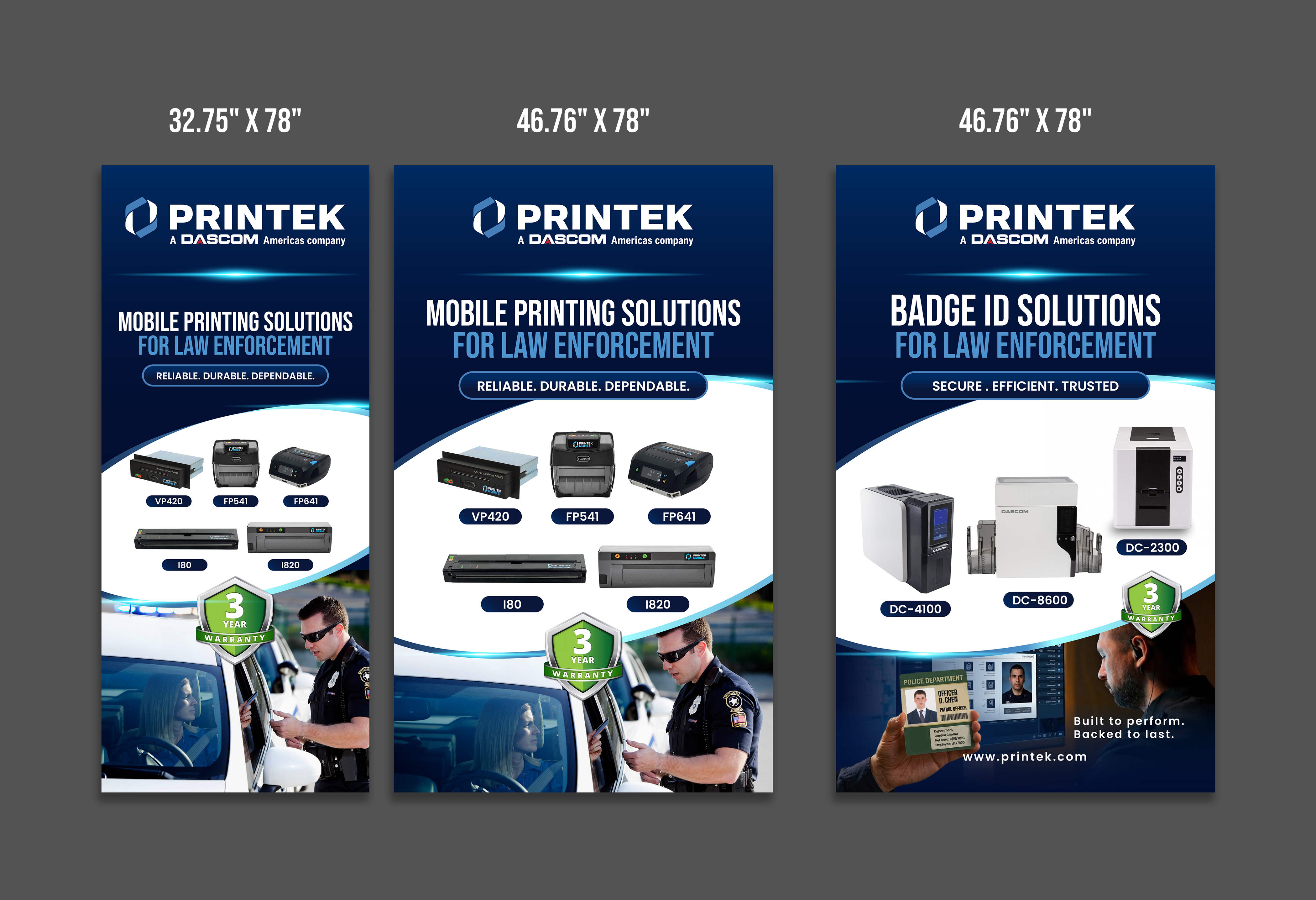 Trade Show Booth Design by Attractive D-Signs for Printek, LLC | Design #37629997