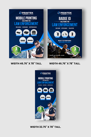 Trade Show Booth Design by debdesign for Printek, LLC | Design: #37626327