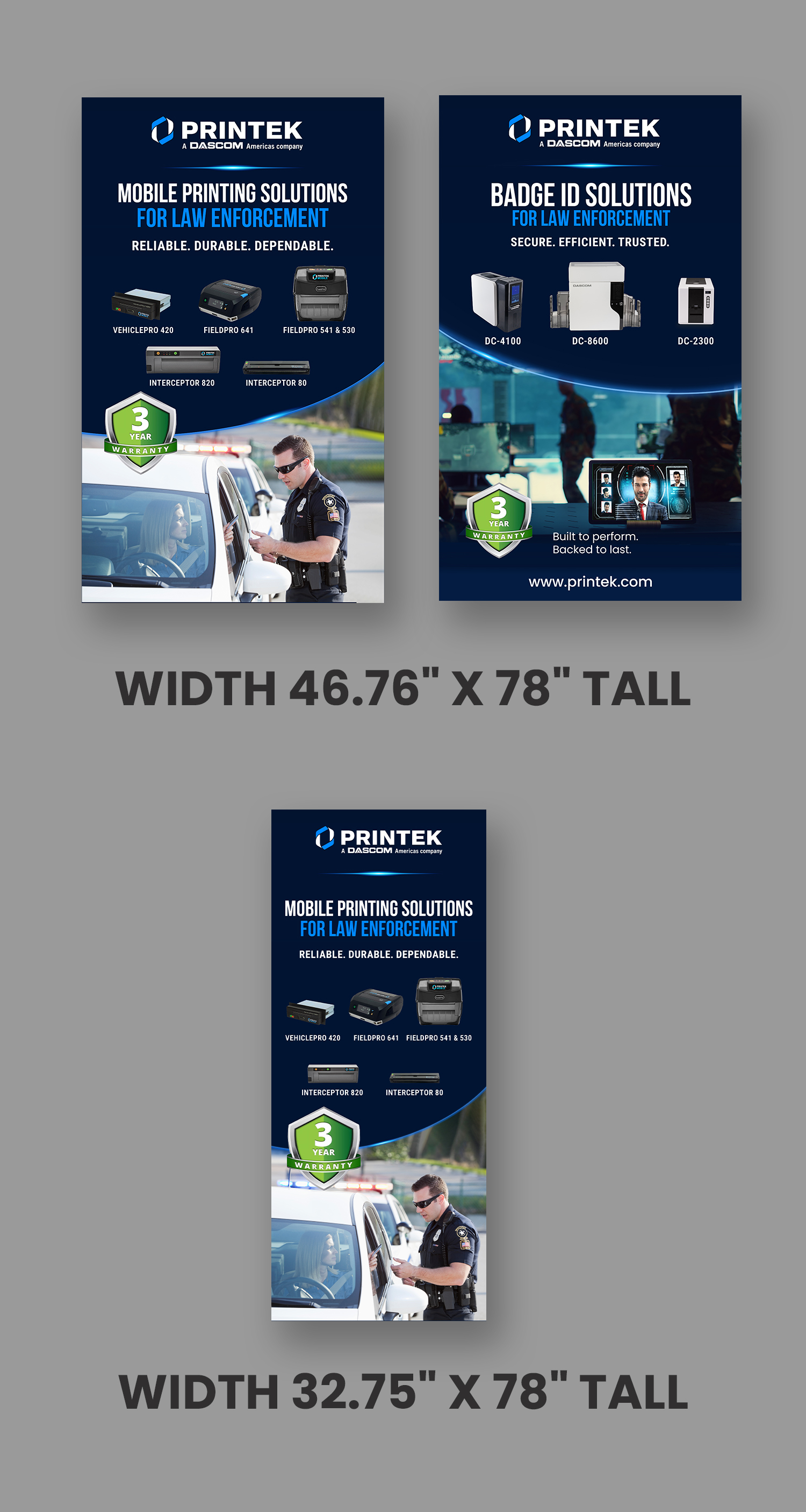 Trade Show Booth Design by debdesign for Printek, LLC | Design #37626373