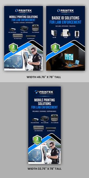 Trade Show Booth Design by debdesign for Printek, LLC | Design: #37626888
