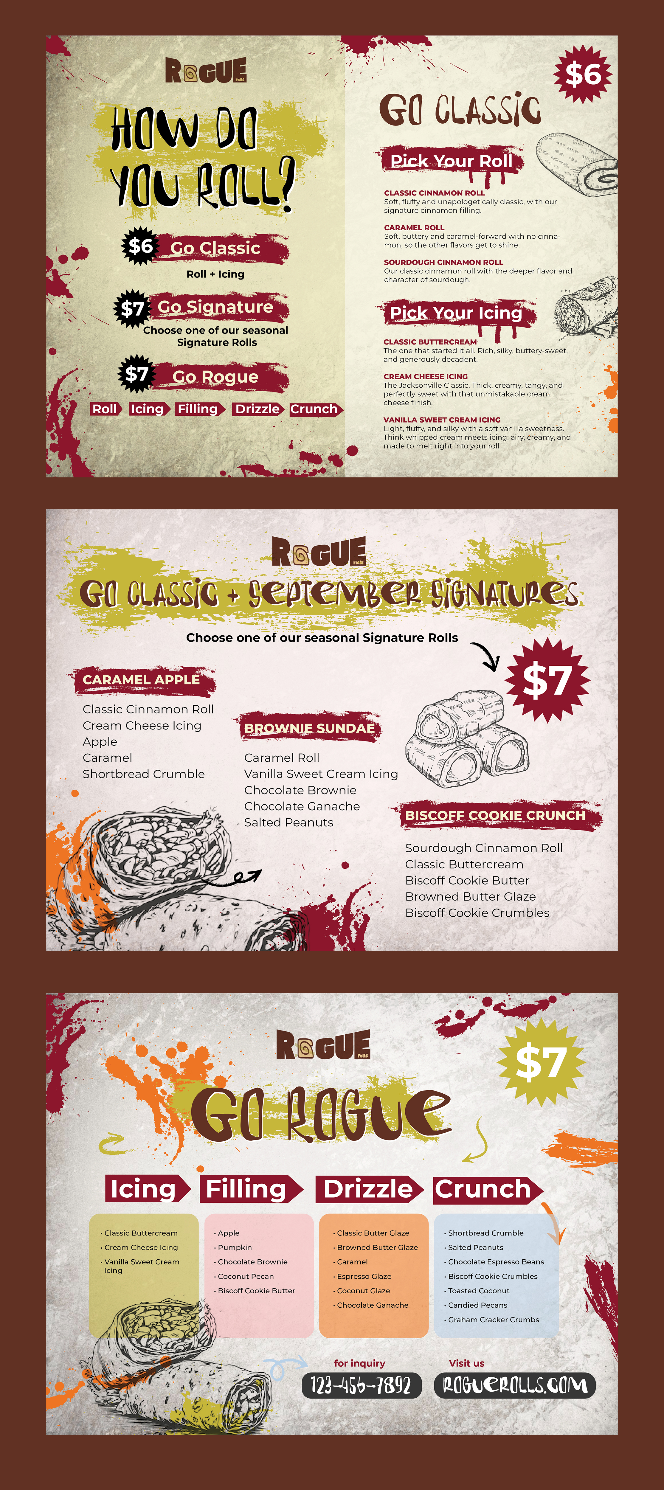 Menu Design by Achiver for this project | Design #37635543