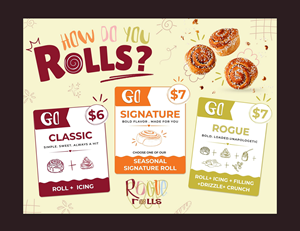 Menu Design by SAI DESIGNS for this project | Design: #37632980