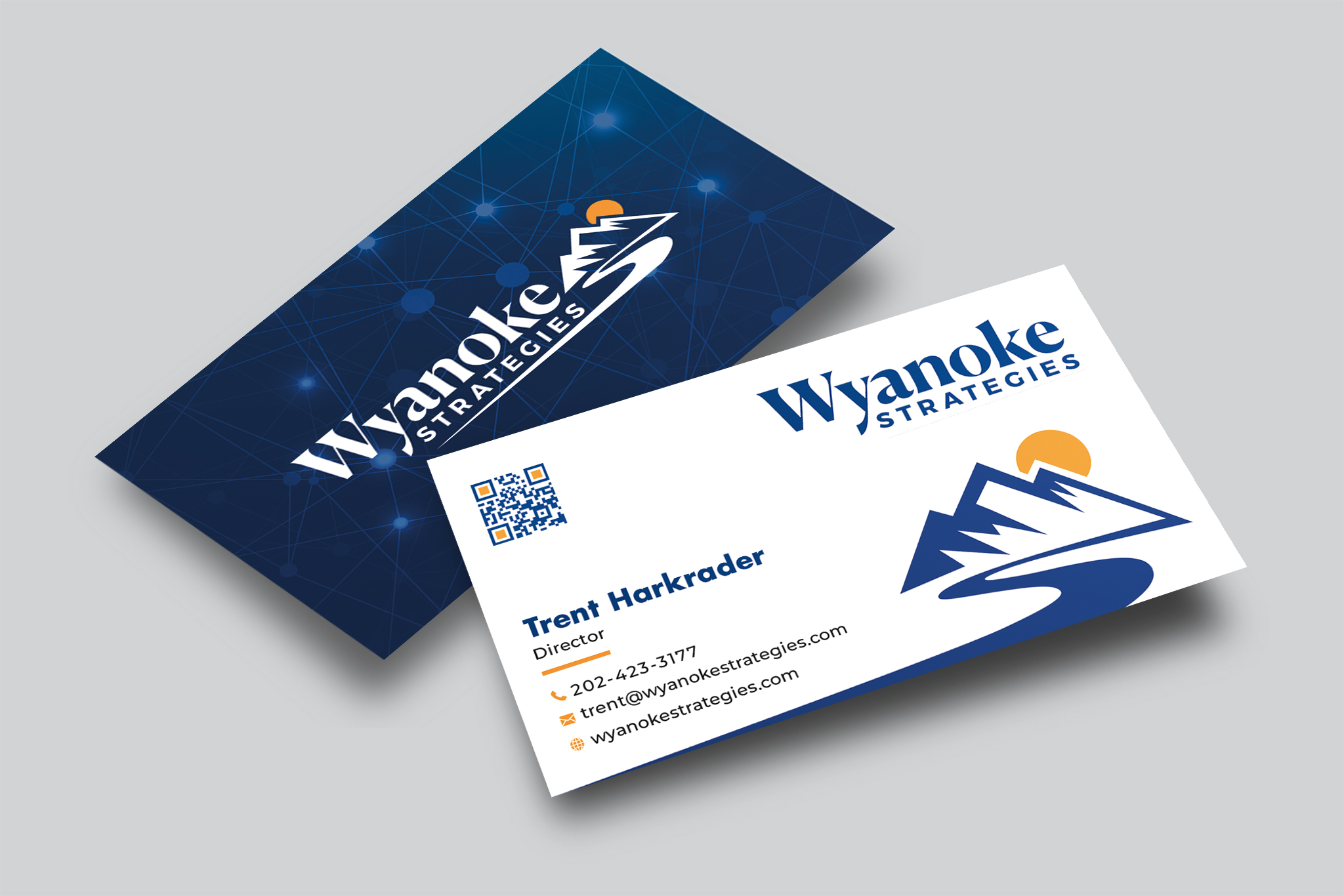 Business Card Design by Creative Moon Design for Wyanoke Strategies | Design #37627625