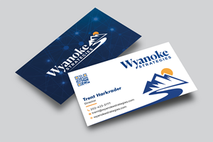 Business Card Design by Creative Moon Design for Wyanoke Strategies | Design: #37627625