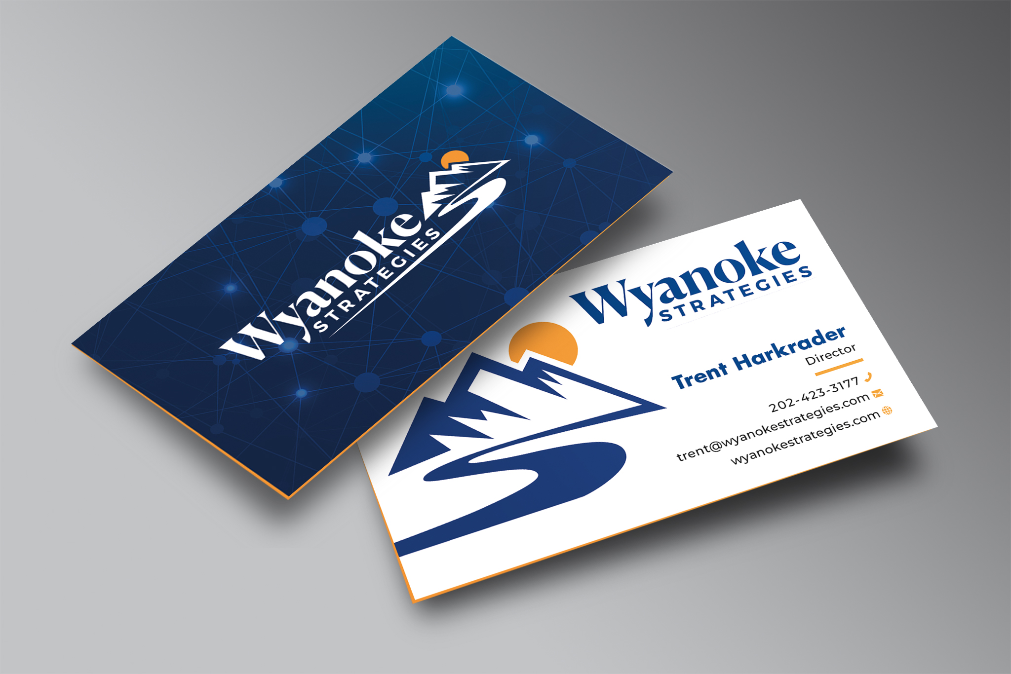 Business Card Design by Creative Moon Design for Wyanoke Strategies | Design #37627627