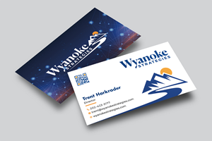 Business Card Design by Creative Moon Design for Wyanoke Strategies | Design: #37627628