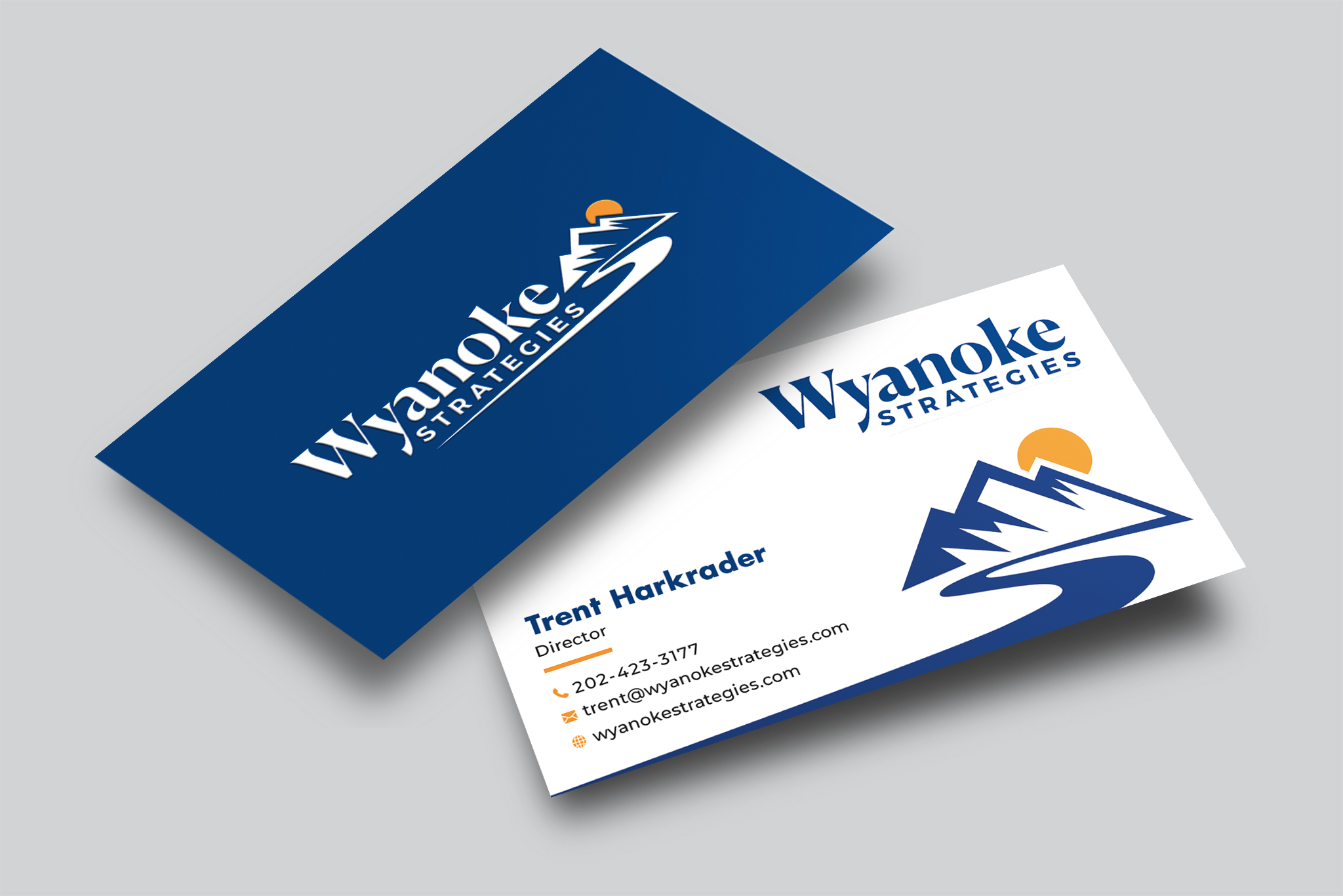 Business Card Design by Creative Moon Design for Wyanoke Strategies | Design #37627630
