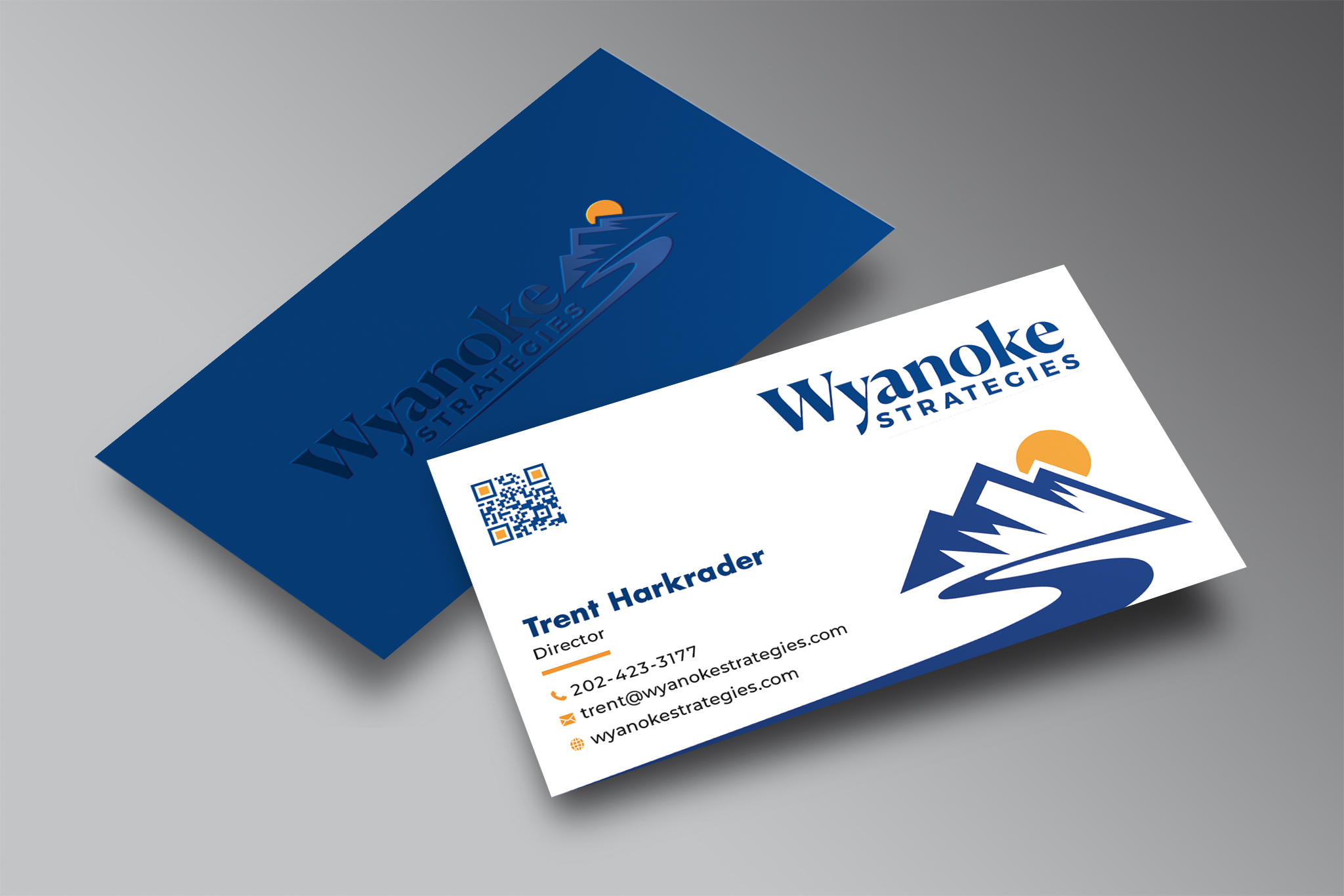 Business Card Design by Creative Moon Design for Wyanoke Strategies | Design #37627631