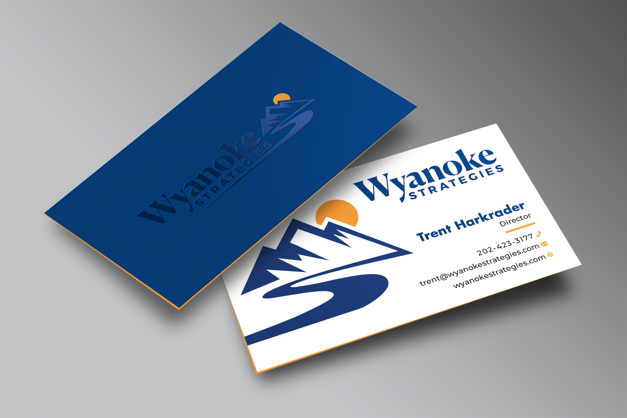 Business Card Design by Creative Moon Design for Wyanoke Strategies | Design #37627633