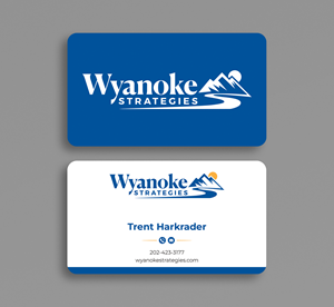 Business Card Design by SM~ Designer for Wyanoke Strategies | Design: #37644727