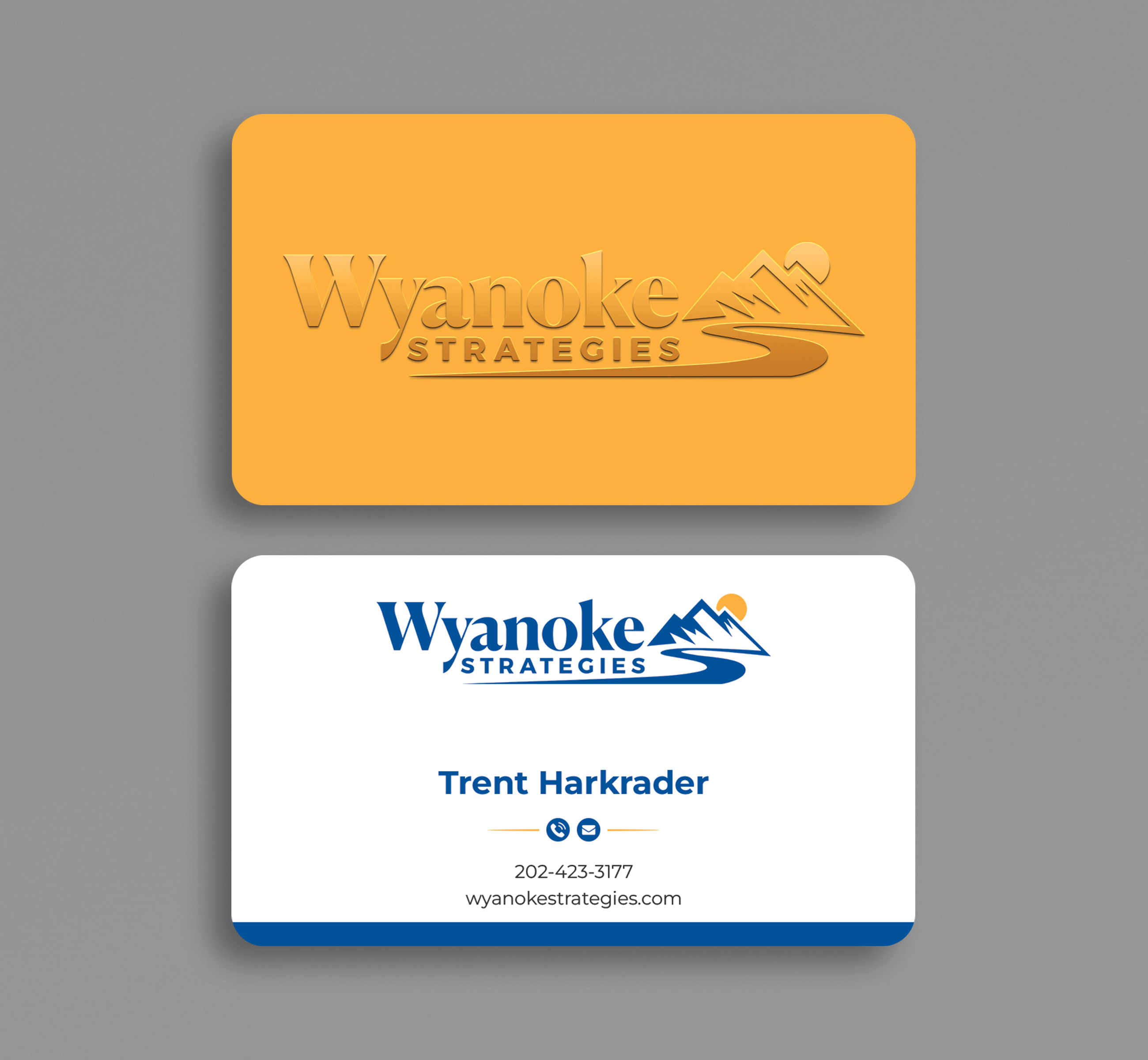 Business Card Design by SM~ Designer for Wyanoke Strategies | Design #37644729