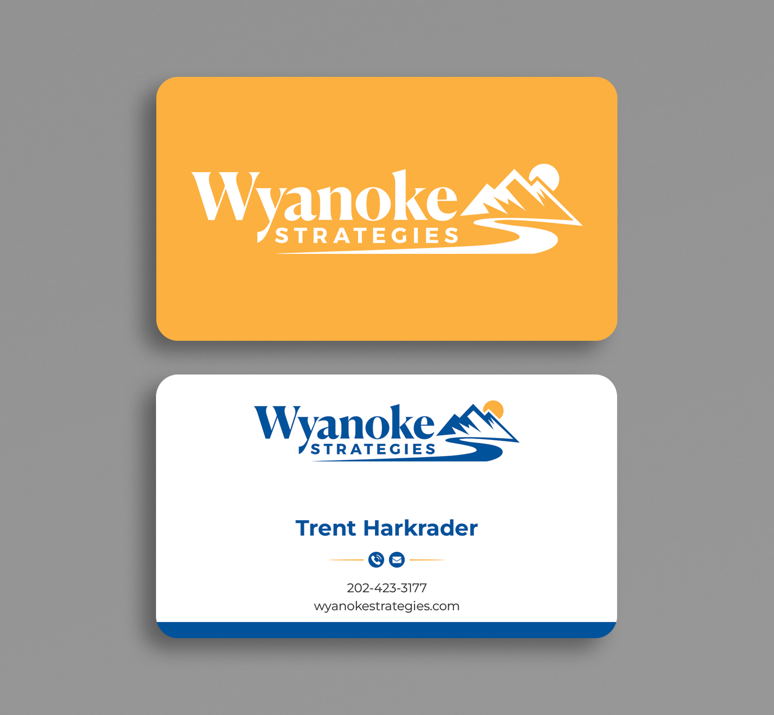 Business Card Design by SM~ Designer for Wyanoke Strategies | Design #37644735