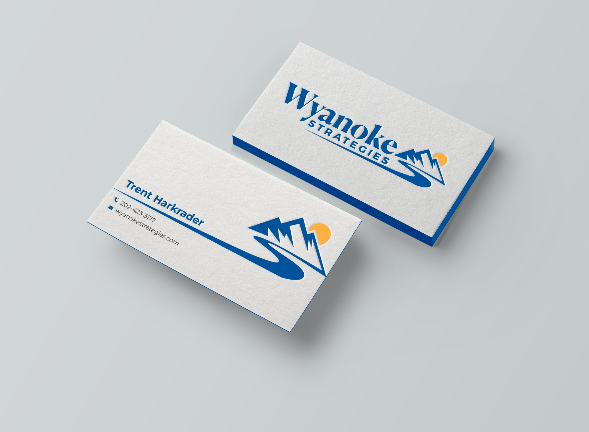 Business Card Design by SM~ Designer for Wyanoke Strategies | Design #37644837