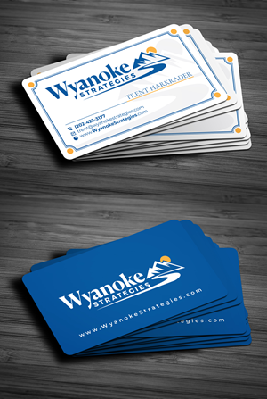 Business Card Design by Bharat Graphic for Wyanoke Strategies | Design: #37642058