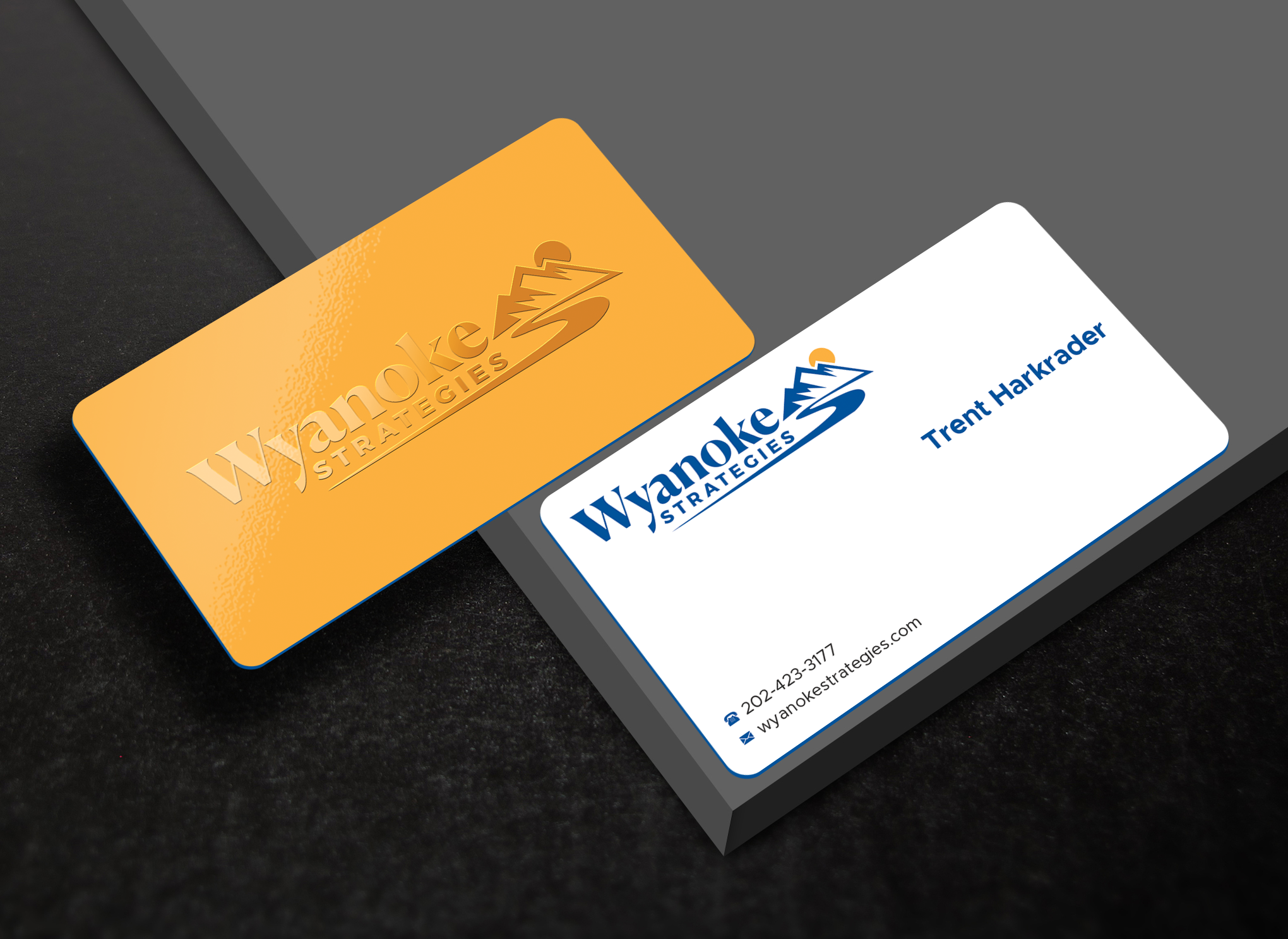 Business Card Design by Expert Bappy for Wyanoke Strategies | Design #37627982