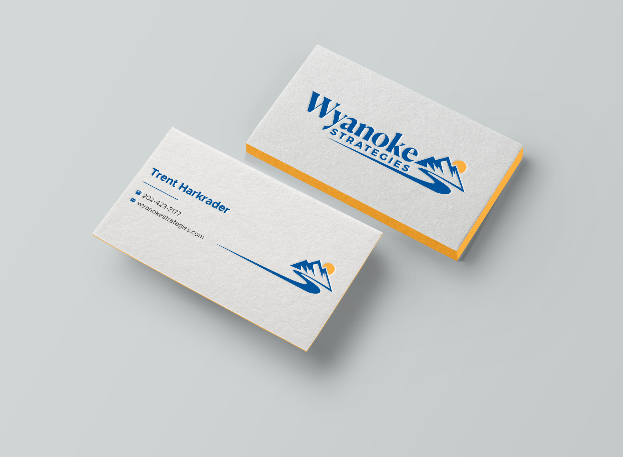 Business Card Design by Expert Bappy for Wyanoke Strategies | Design #37646840