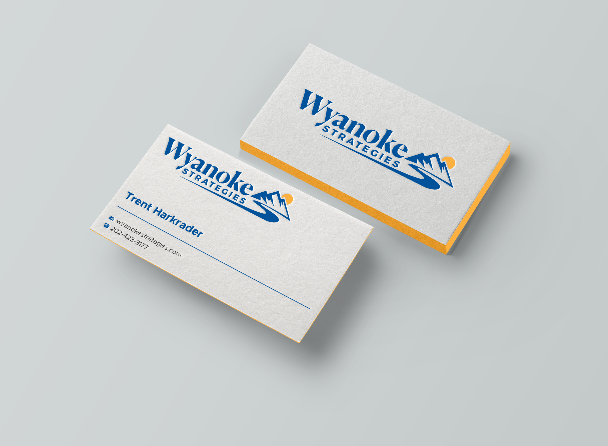 Business Card Design by Expert Bappy for Wyanoke Strategies | Design #37646861