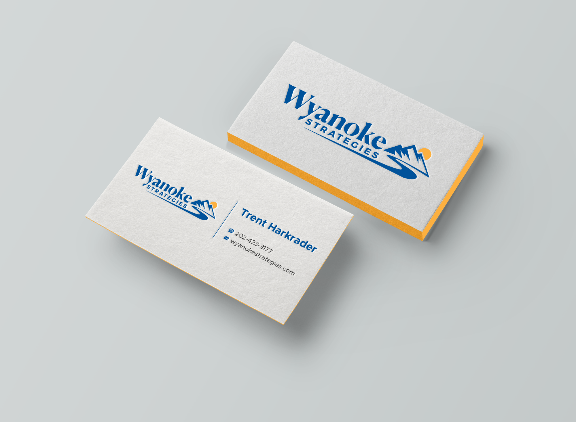 Business Card Design by Expert Bappy for Wyanoke Strategies | Design #37646928