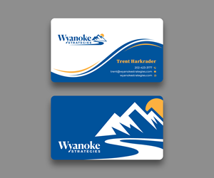 Business Card Design by Sun Moon Graphic Designer for Wyanoke Strategies | Design: #37628646