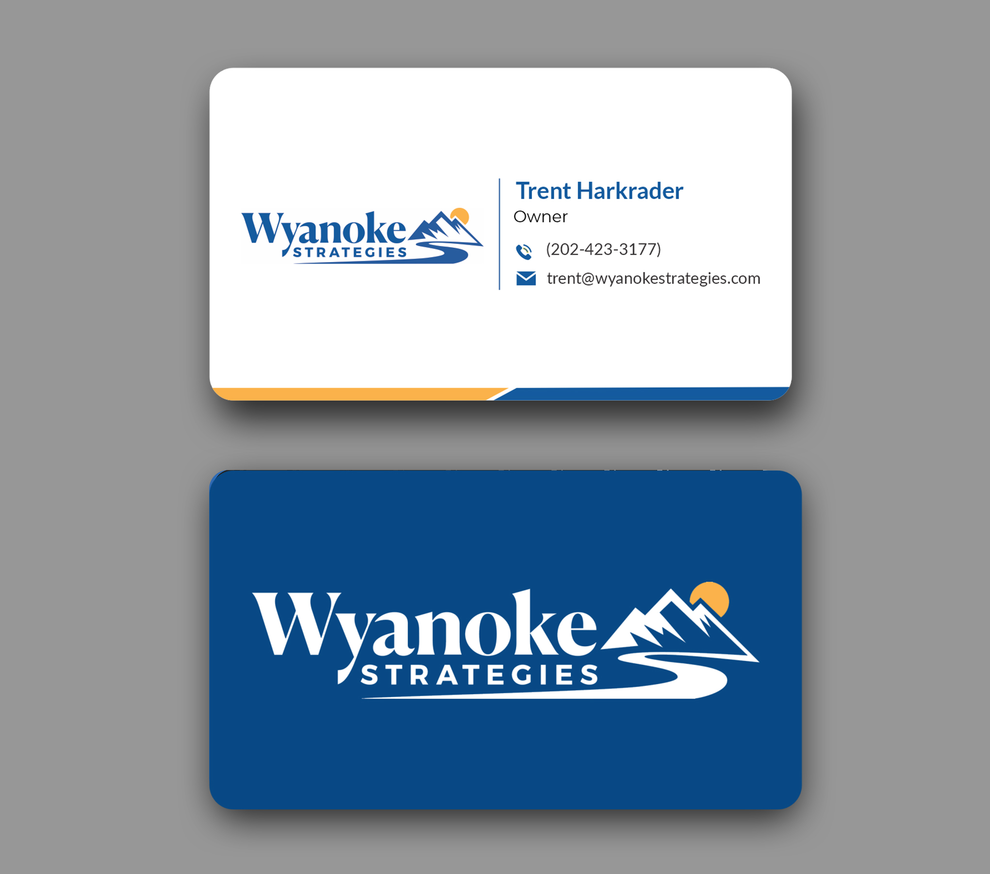 Business Card Design by JS Desiger for Wyanoke Strategies | Design #37627309