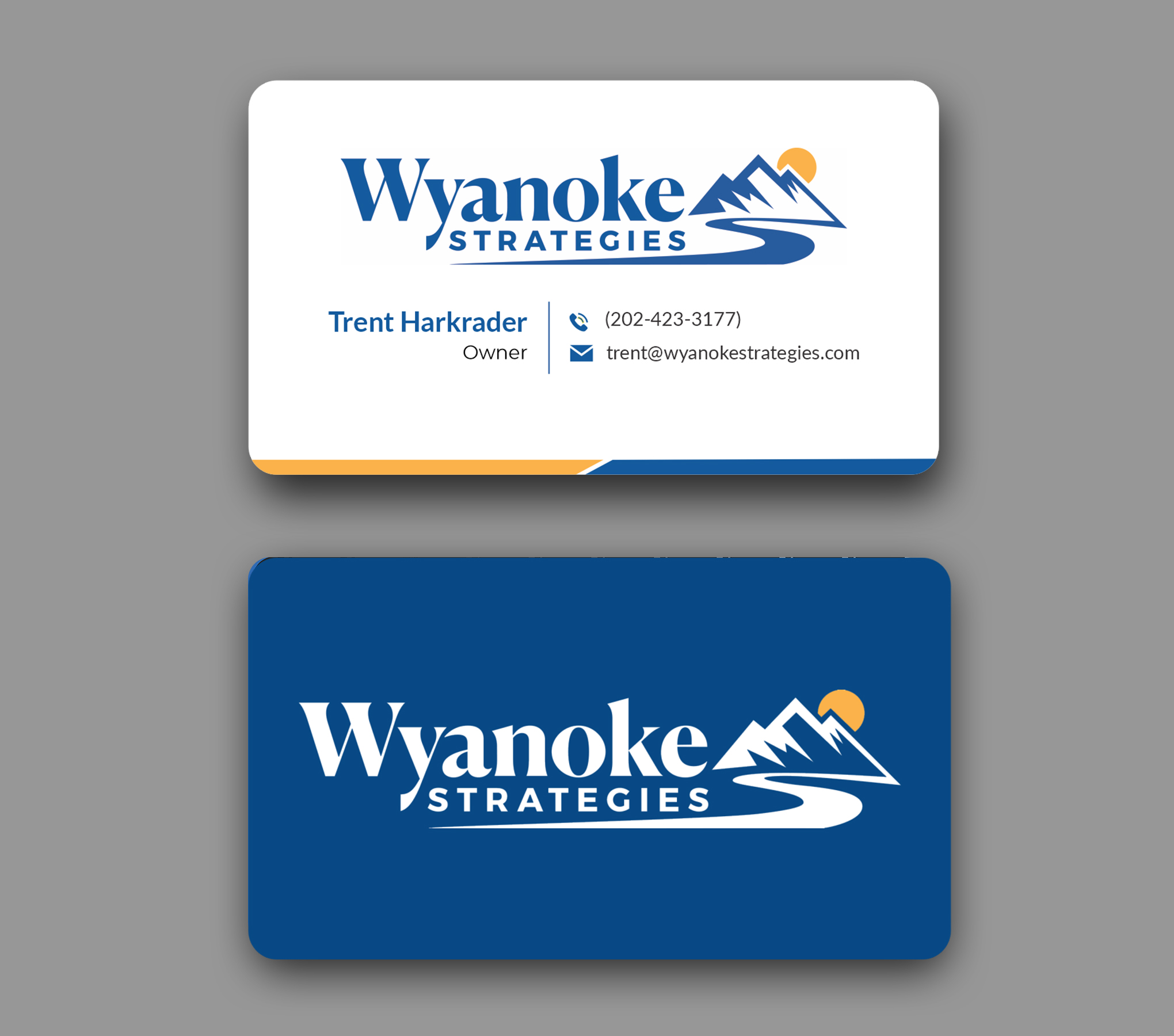 Business Card Design by JS Desiger for Wyanoke Strategies | Design #37627311