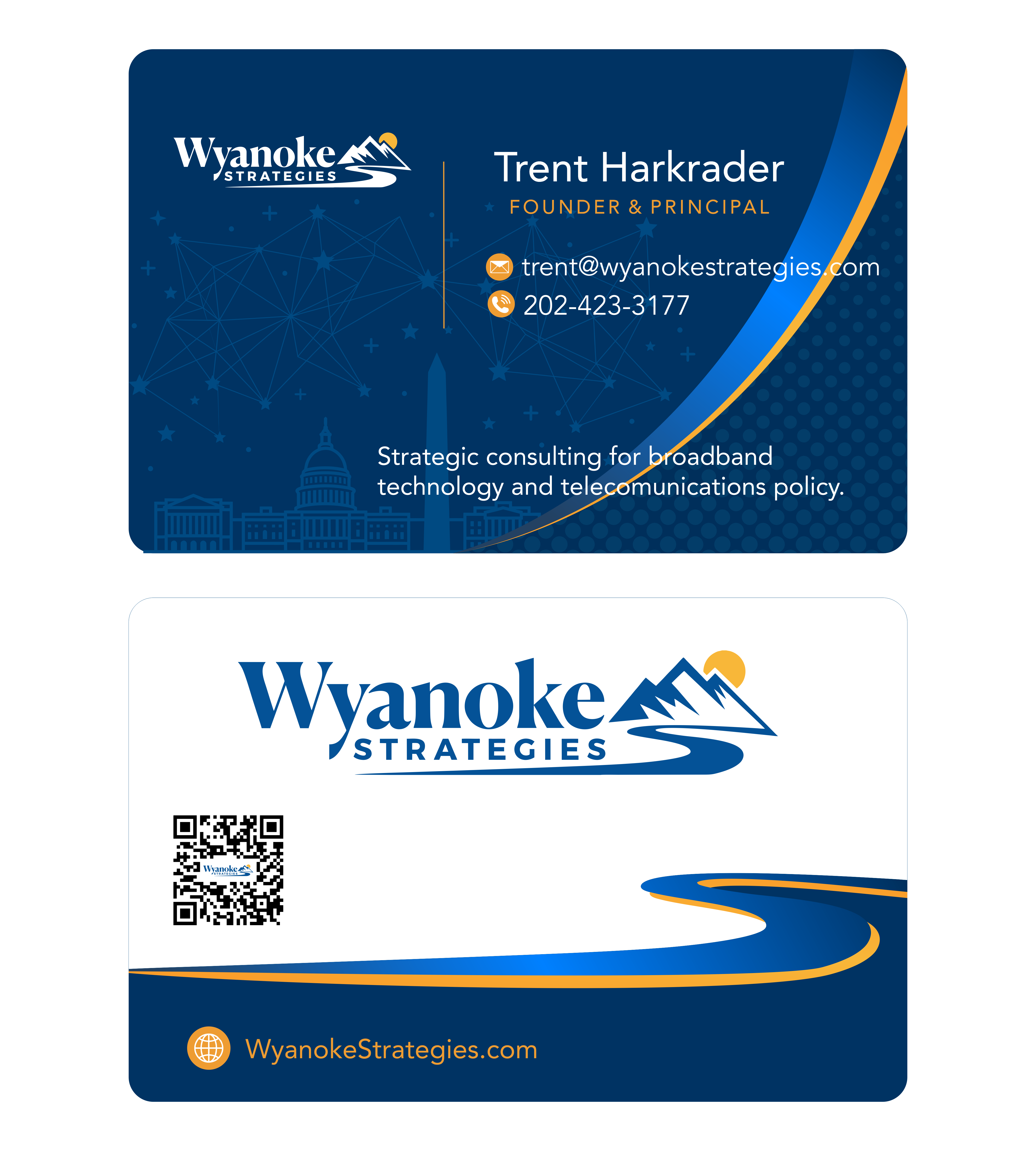 Business Card Design by Giga Rizky for Wyanoke Strategies | Design #37637754