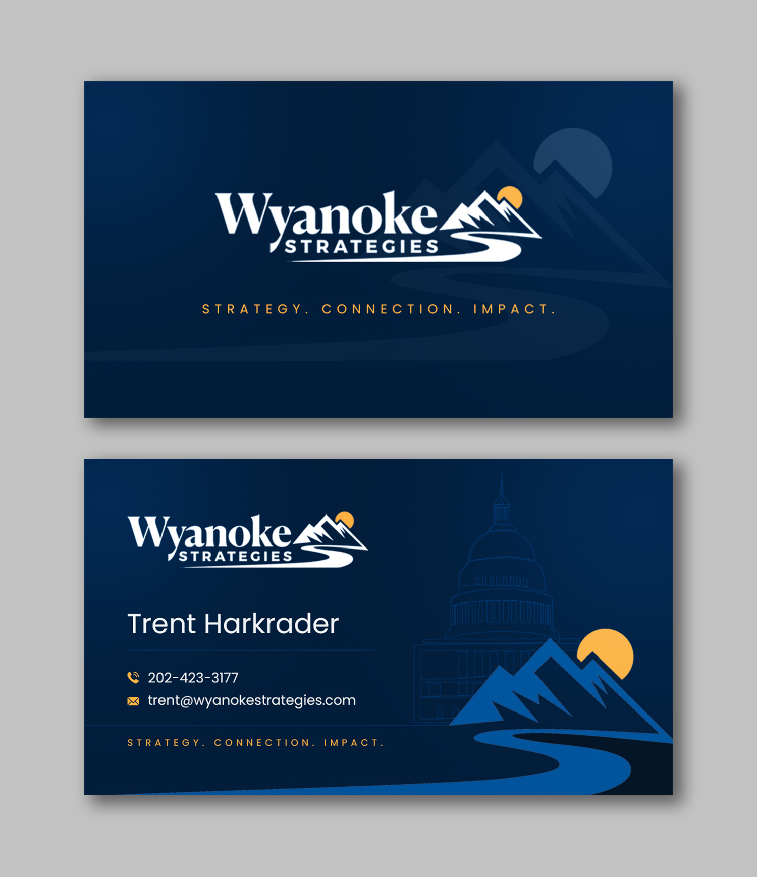 Business Card Design by debdesign for Wyanoke Strategies | Design #37629809
