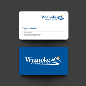 Business Card Design by Brand aid for Wyanoke Strategies | Design: #37638718