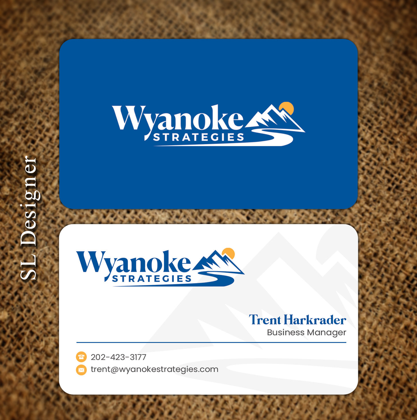 Business Card Design by SL Designer for Wyanoke Strategies | Design #37627744