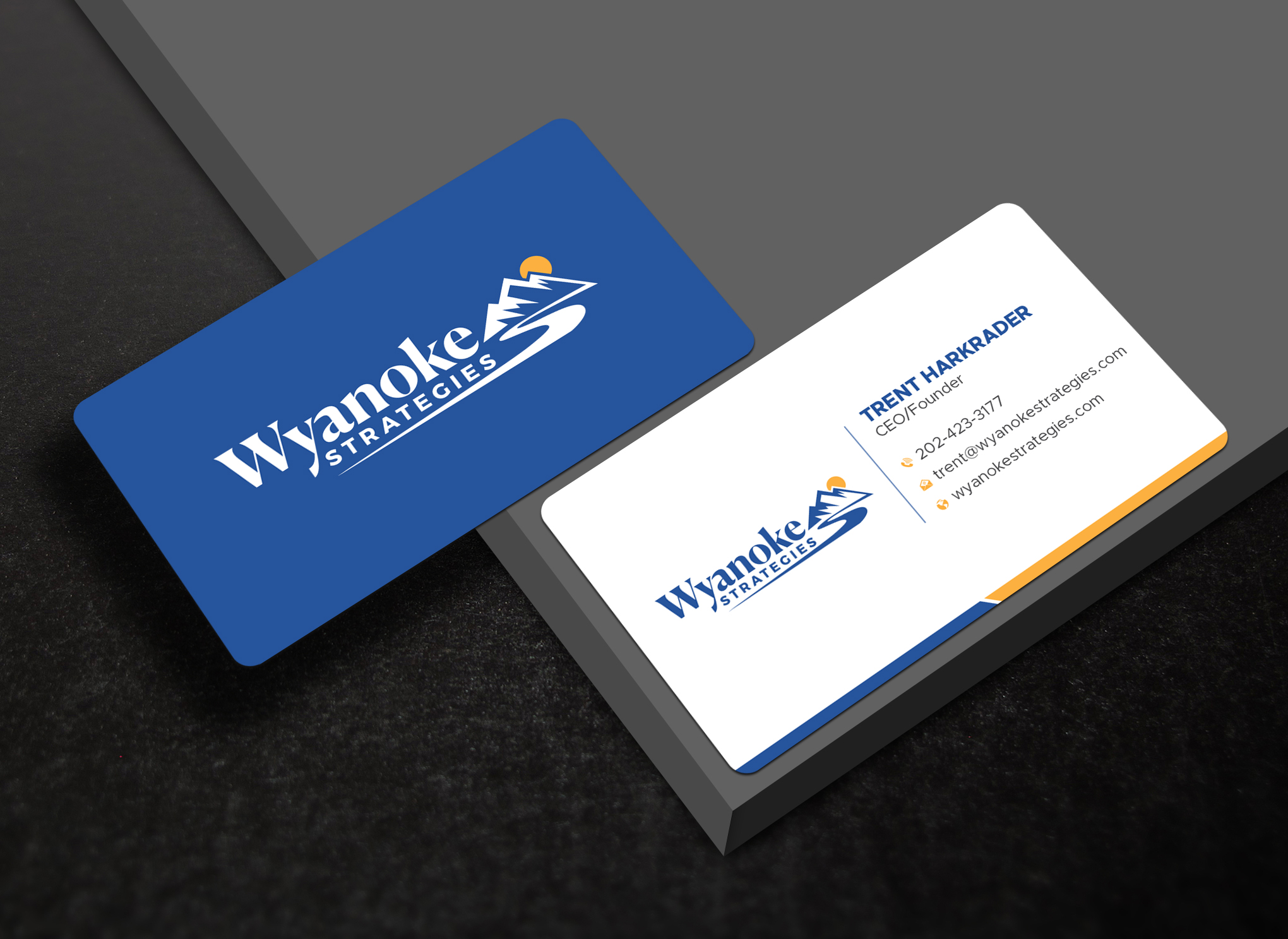 Business Card Design by Uttom 2 for Wyanoke Strategies | Design #37628575