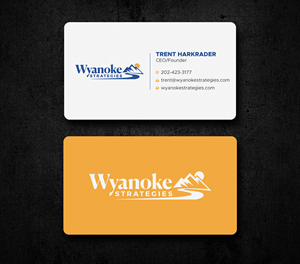 Business Card Design by Uttom 2 for Wyanoke Strategies | Design: #37648853
