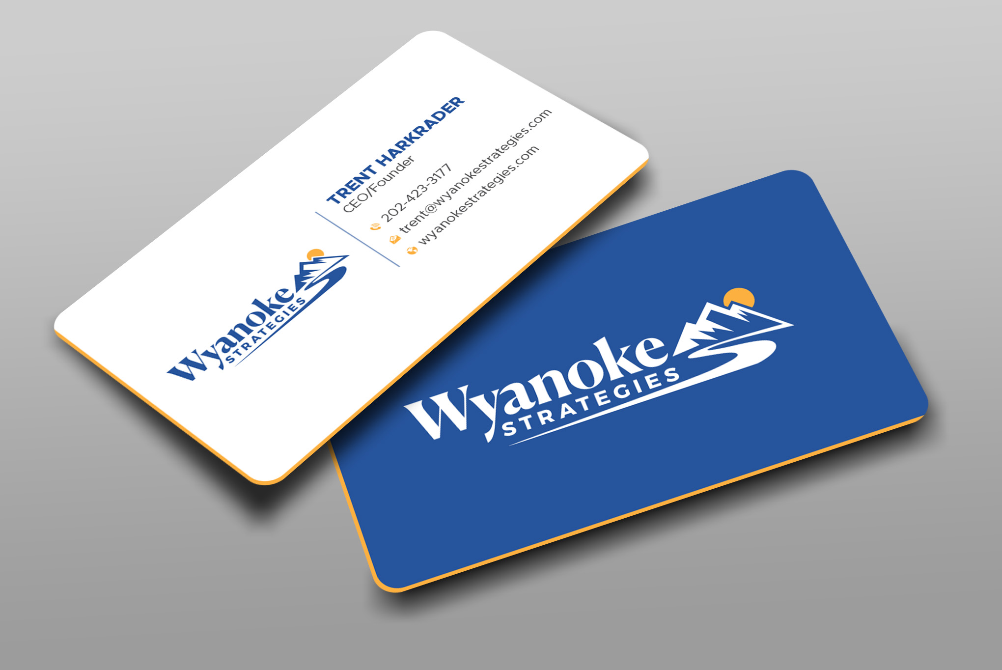 Business Card Design by Uttom 2 for Wyanoke Strategies | Design #37648868